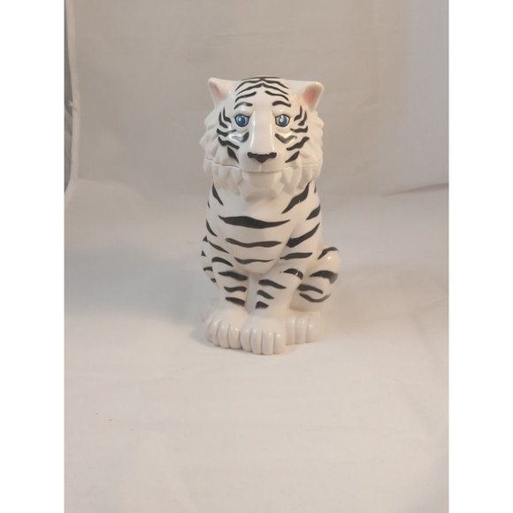 Ringling Bros Barnum & Bailey Circus WHITE TIGER Lidded Stein Mug Cup 2 set - Picture 8 of 12